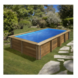 La piscine bois Lemon de 3.75x2m est destinée aux petits La piscine bois Lemon de 3.75x2m est destinée aux petits