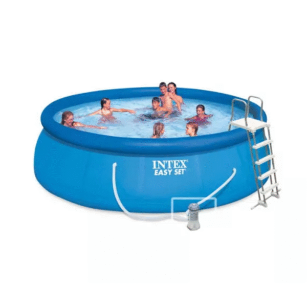Avec cette piscine Intex, vous allez faire le bonheur de toute la famille ! Vos enfants pourront s'amuser comme des petits fous et vous pourrez nager et vous détendre en toute sérénité. La piscine Intex est très robuste grâce à son liner triple épaisseur. La piscine est livrée avec de nombreux accessoires qui rendront vos baignades plus agréables ! Elle se monte facilement en 15 minutes et pour vous aider vous disposez également d'un DVD d'instructions.