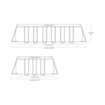 Ultra XTR 7,32 m : une grande piscine tubulaire Les piscines tubulaires Intex Ultra XTR sont pourvues d'un liner ultra résistant et d'un fond triple épaisseur pour une solidité et une robustesse incomparables. Avec leur design sobre et épuré et leur couleur tendance, ces piscines se fonderont parfaitement dans n'importe quel environnement que ce soit jardin, patio ou encore terrasse. Cette piscine rectangulaire longue de plus de 7 mètres vous procurera les sensations d'une véritable piscine enterrée ! D'une solidité à l'épreuve du temps, elle séduira toute la famille par sa simplicité au montage (une petite heure seulement) et son confort une fois montée. Pour toutes ces raisons, cette piscine hors sol a vraiment tout d'une grande ! Et pour toujours plus de plaisir, venez découvrir notre large sélection de jeux de piscine. Une piscine Intex équipée de la tête aux pieds Pour votre plus grand confort, la marque Intex vous propose dans ce kit, de nombreux accessoires. 1 filtre à sable 6 m³/h adapté ; 1 bâche de protection ; 1 tapis de sol pour une meilleure protection et stabilité ; 1 échelle de sécurité avec marches amovibles ; Vannes d'arrêt.