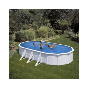 Solide, la piscine ovale Gré Fidji 7,20m x 3,75m est composée d'acier galvanisé La piscine ovale hors-sol en acier Fidji de la marque Gré est une piscine qui pourra accueillir de nombreux baigneurs et sera parfaite pour vous rafraichir pendant les chaudes après-midi d'été. Disponibles en différents modèles (voir tableau ci-dessus) pour répondre aux besoins et envies de chacun, la piscine ovale en acier Fidji a de nombreuses qualités qui font d'elle une piscine d'exception. Sa structure en acier blanc galvanisé de 45/100ème assurera une solidité à toute épreuve et contribuera à sa grande durabilité. Dotés d'une plage de 15 cm ainsi que des renforts de 12 cm, ces modèles sont d'une grande solidité. Le liner PVC de 40/100 ème (pour les autres) vous garantira une bonne étanchéité et un confort de baignade certain. L'overlap à débordement facilitera sa pose.