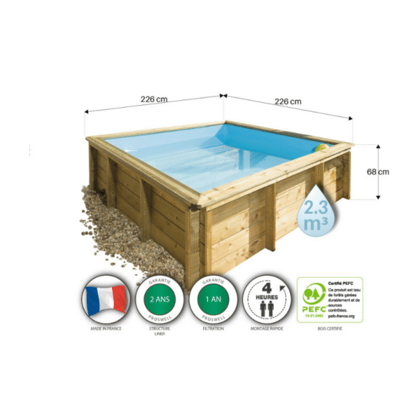Piscine bois Tropic Junior – Image 2
