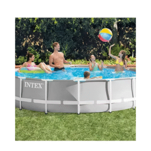Une grande piscine tubulaire pour tous Intex a lancé la collection de piscine Pism Frame en 2016. En 2019, cette gamme arbore un nouveau coloris gris. Raviday vous propose ce nouveau format de 4,57m de diamètre. Cette ligne se positionne entre les modèles Metal Frame et Ultra XTR Frame en offrant un rapport qualité/prix imbattable. Vous serez séduit par son design élégant, gris ultra tendance, et par sa grande résistance. La Prism Frame ronde de 4,57m (réf. 26724NP) c’est un bassin qui fournit un maximum de sécurité et de confort pour des moments de baignade inoubliables !