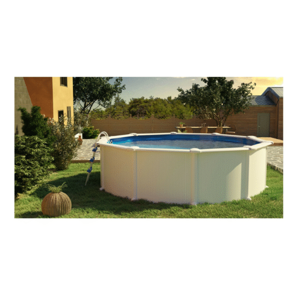 Kit piscine hors-sol acier ronde Fidji Ø 4.60 x H.1.20 m