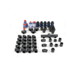 Ces deux kits sont composés de toutes les pièces nécessaire au raccordement de votre installation piscine (coudes, tés, collecteurs, vannes, embouts filetés, colle, etc.). Ces kits complets pression 10 bars sont disponibles en diamètre Ø50 et Ø63.